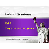 《They have seen the Pyramids》Experiences PPT免费下载