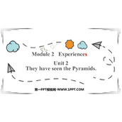 《They have seen the Pyramids》Experiences PPT免费课件