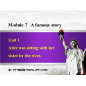 《Alice was sitting with her sister by the river》A famous story PPT优质课件