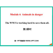 《The WWF is working hard to save them all》Animals in danger PPT课件(第2课时)