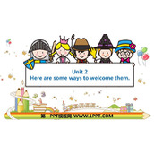 《Here are some ways to welcome them》Body language PPT免费下载