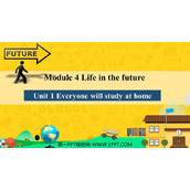 《Everyone will study at home》Life in the future PPT免费课件