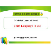 《Language in use》Lost and found PPT下载