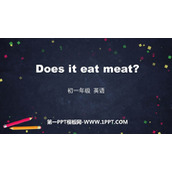 《Does it eat meat?》PPT免费课件