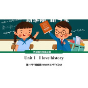 《I love history》PPT课件下载