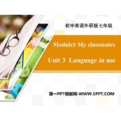 《Language in use》My classmates PPT下载