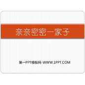 《亲亲密密一家子》PPT课件