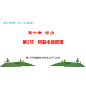 《阿基米德原理》浮力PPT精品教学课件