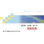《光的反射》光现象PPT精品教学课件下载