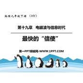 《最快的“信使”》电磁波与信息时代PPT免费课件