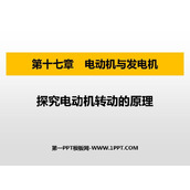 《电动机转动的原理》电动机与发电机PPT免费课件