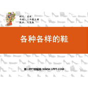 《各种各样的鞋》PPT教学课件
