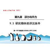 《研究物体的浮沉条件》浮力与升力PPT课件下载