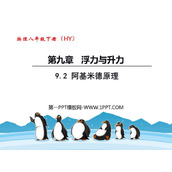 《阿基米德原理》浮力与升力PPT免费课件