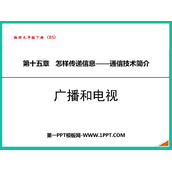 《广播和电视》怎样传递信息—通信技术简介PPT课件下载