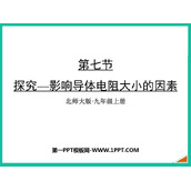 《探究-影响导体电阻大小的因素》简单电路PPT免费下载