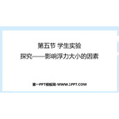 《探究—影响浮力大小因素》压强与浮力PPT课件下载
