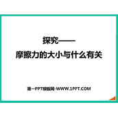《探究—摩擦力的大小与什么有关》运动和力PPT精品课件