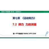 《弹力 力的测量》运动和力PPT免费下载