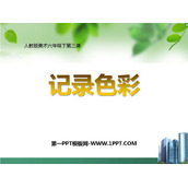 《记录色彩》PPT优质课件