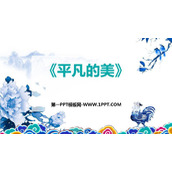《平凡的美》PPT课件下载