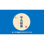 《平凡的美》PPT教学课件