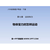 《物体受力时怎么运动》运动和力PPT下载