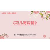 《花儿寄深情》PPT课件