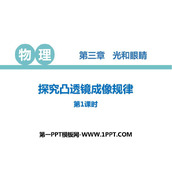 《探究凸透镜成像规律》光和眼睛PPT下载(第1课时)