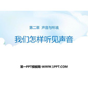 《我们怎样听见声音》声音与环境PPT教学课件