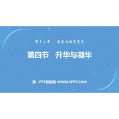 《升华与凝华》温度与物态变化PPT教学课件