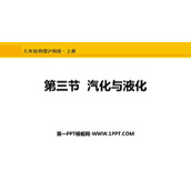 《汽化与液化》温度与物态变化PPT课件下载