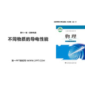 《不同物质的导电性能》简单电路PPT免费课件
