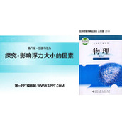 《探究—影响浮力大小因素》压强与浮力PPT下载