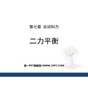《二力平衡》运动和力PPT精品课件下载