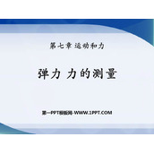 《弹力 力的测量》运动和力PPT下载