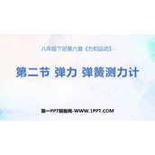 《弹力 弹簧测力计》力和运动PPT下载