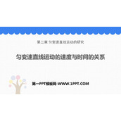 《匀变速直线运动的速度与时间的关系》匀变速直线运动的研究PPT课件下载