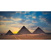 埃及金字塔PPT背景图片