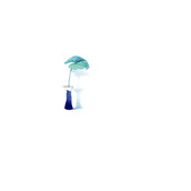 小清新手绘水彩画PPT背景图片