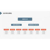 组织结构架构图PPT素材