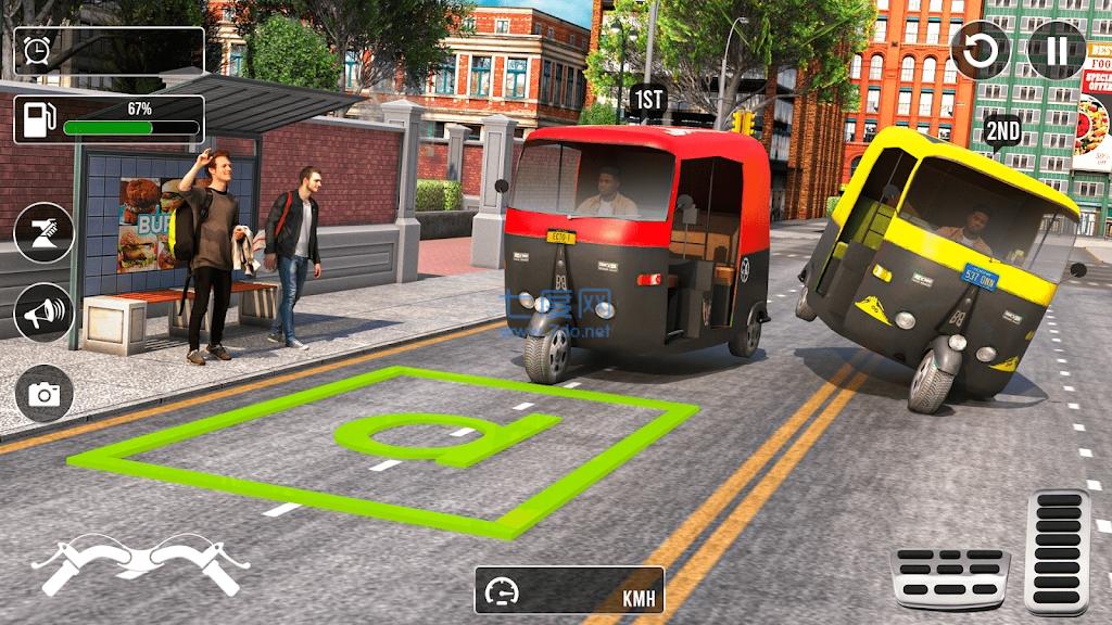 城市人力车比赛CityTukTukRickshawGame下载最新版