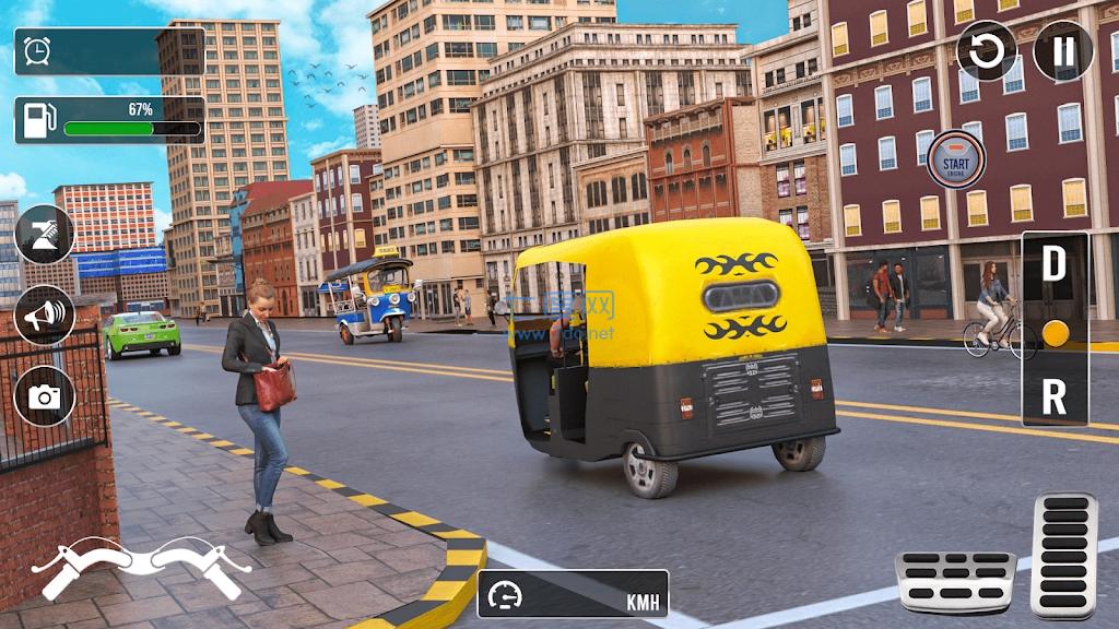城市人力车比赛CityTukTukRickshawGame下载最新版