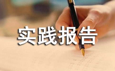 暑期实践报告范文