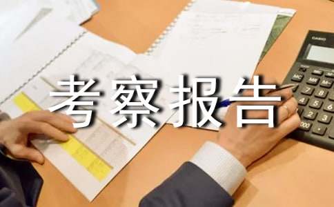 文化考察报告