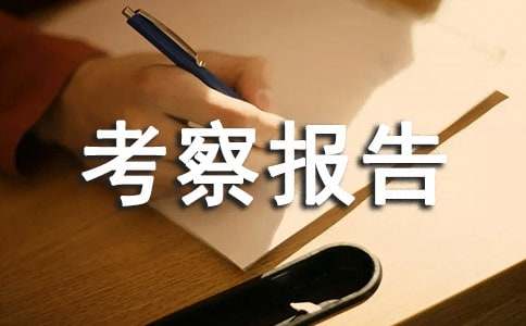 项目考察报告汇编15篇
