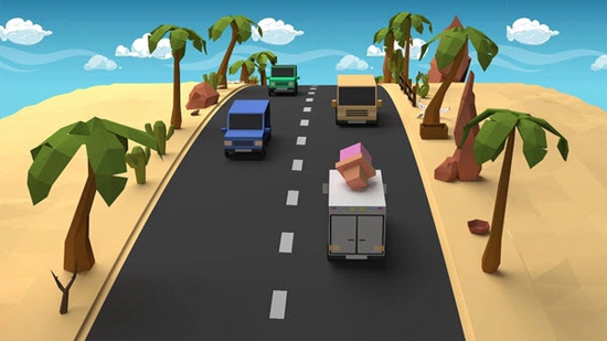 疯狂的汽车道路版