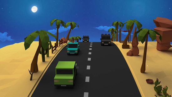疯狂的汽车道路版