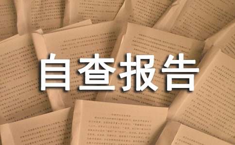 医疗行业整治自查报告