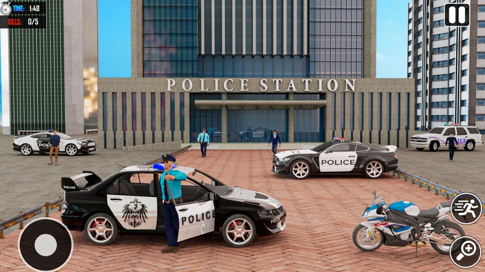 警车特技司机游戏安装